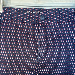 GAP Slim City Khakis Blue and Pink Chinos Classic Cotton Blend Size 18